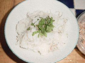 小女子炊き込みご飯（活力鍋使用）
