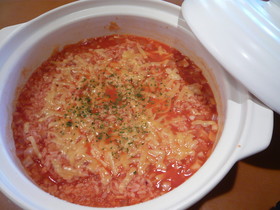 レンジだけよ♥野菜ジュースで簡単リゾット