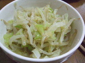 簡単！もやしキャベツのおひたし