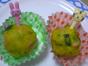 お弁当用・簡単すぎる！かぼちゃボール