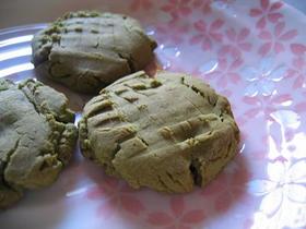 抹茶のあずきサンドクッキー