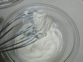 ４０秒で簡単☆生クリームの泡立て＾＾ｖ