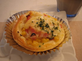 美味しい組合せ♡くるくるおかずパン☆彡
