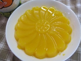 ポンジュースでプルプルゼリー