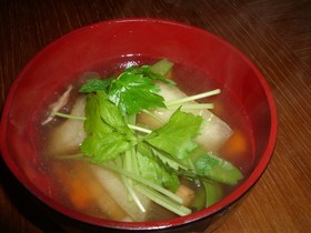 冬瓜とお好み野菜のあつあつお汁