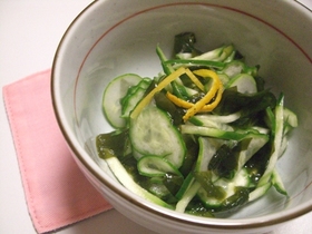 胡瓜とわかめのさっぱり☆酢の物