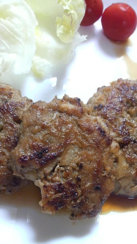 食感楽しい♪レンコンハンバーグ☆