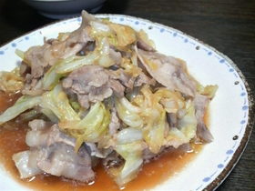 簡単！！豚肉とキャベツのマヨポン炒め☆