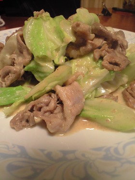 豚とキャベツのマヨ炒め
