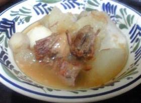 圧力鍋で簡単！牛すじ肉と根菜類の煮物