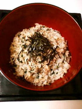鯖のかんたん混ぜご飯