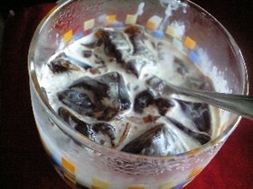 寒天コーヒーゼリーでドロリッチ