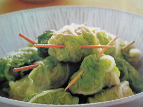 一口白菜ギョウザ