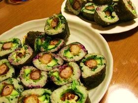 マヨネーズが美味しい！エビフライ巻き
