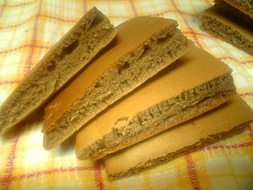 簡単　チョコパンケーキ♪
