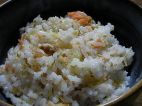 ★白菜漬けで混ぜご飯