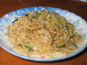 野菜いっぱい ドロ焼きそば