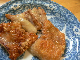 鶏皮せんべ～♪