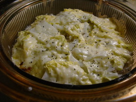 レンジでなんちゃってロール白菜