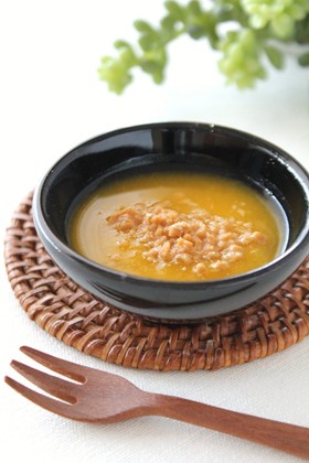 離乳食❤中期*きな粉入りかぼちゃの煮物*