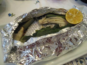魚のホイル焼き