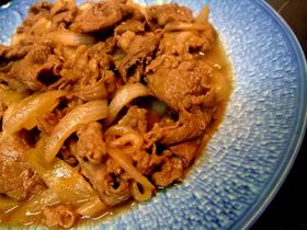 牛肉のウスターソース煮