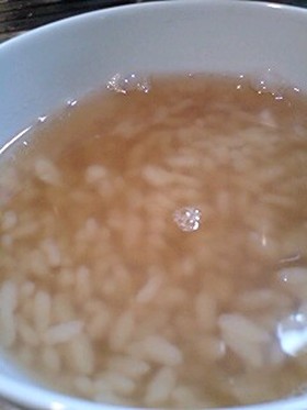 茶がゆ☆ほうじ茶とご飯で簡単☆
