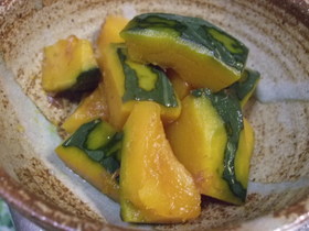味付けこれだけ！？かぼちゃの煮物♪