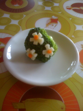 お花さいたよ♡ブロッコリー＊キャラ弁＊