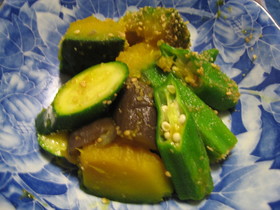 夏野菜集まれ！！簡単ごまあえ