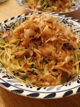 あえるだけ簡単☆野沢菜スパゲティ