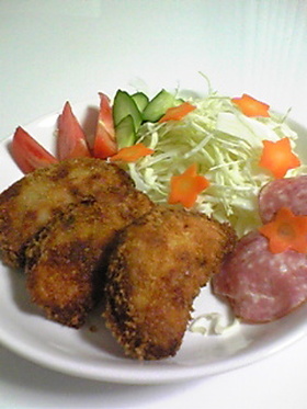 かぼちゃの煮物☆残りはサクッとコロッケに