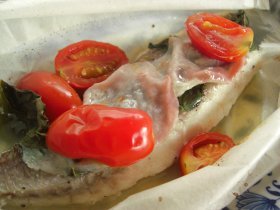ヘルシー★白身魚のイタリアン包み焼き