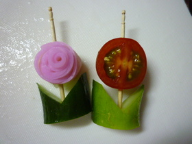 [お弁当用]　かまぼこのお花