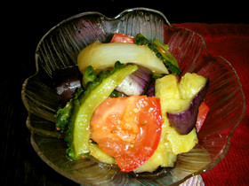 夏野菜の中華マリネ