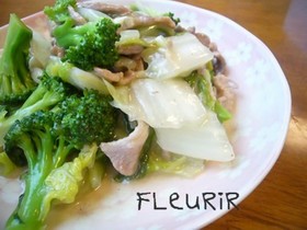 野菜たっぷり！さっぱり中華炒め