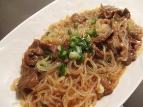 ご飯が進む❤白滝の中華炒めあんかけ風