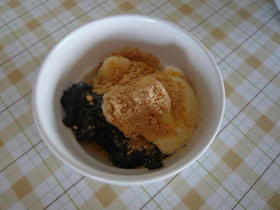 超簡単ごま豆腐でスイーツ