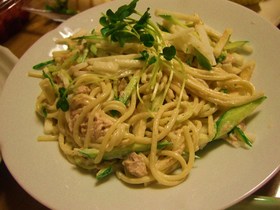 食欲のない夏に☆山芋とツナの冷製パスタ