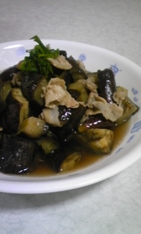 豚となすびの煮物