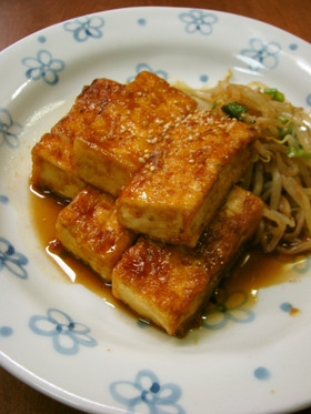 てりてり照り焼き豆腐