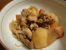 圧力鍋で２分！味が染み染み～♪肉じゃが