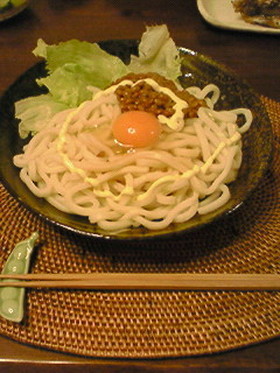 お店風★納豆卵のマヨかけ冷やしうどん
