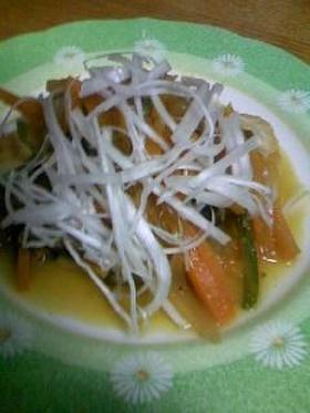 カジキマグロの野菜あんかけ