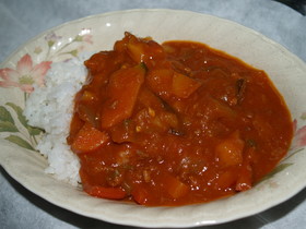 夏野菜たっぷり☆ハヤシライス!?カレー