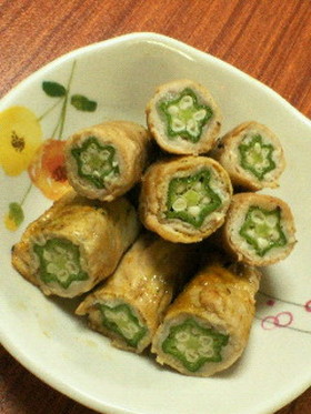 下味で美味しさアップ★オクラの豚肉巻き