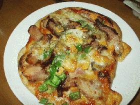 我が家の薄焼きピザ