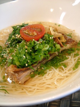 さっぱりそうめん♬ パーコー麺風♬ ♬