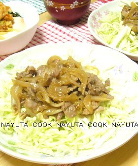 我が家の豚のしょうが焼き