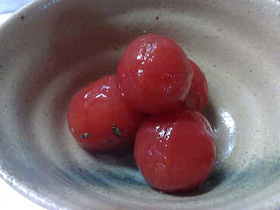 ミニトマトの夏味マリネ